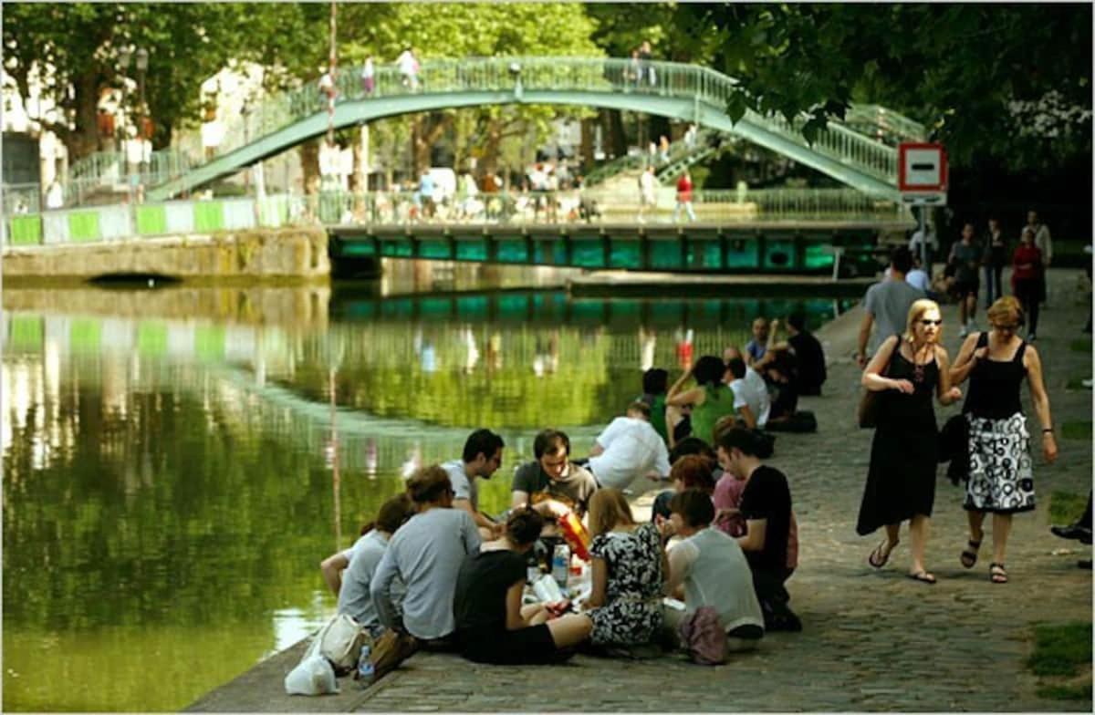 Charmante Studette Paris Canal Saint Martin Esterno foto